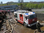 Пожар на траулере Баженовск 17.05.2011